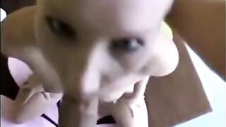 A chick who loved to suck cock deeply and skillfully