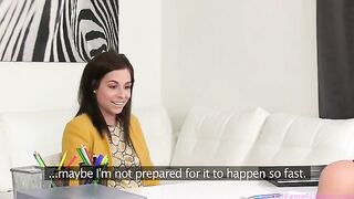 Lesbian casting with stunning Tracy Lindsay and her amazing skills
