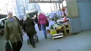 A guy fucked a blonde teen he picked up on the street