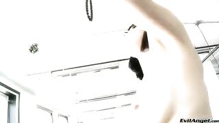 The balls were put into the vagina and it ended