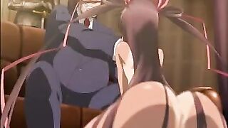The guy sweated a lot while having sex with this girl, it was intense