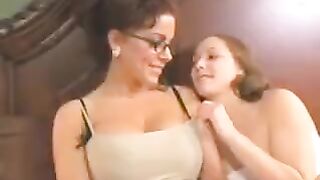 A mother introduces her young daughter to passionate experiences