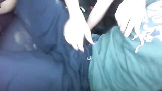 A young beauty got her pussy wet while fucking in the car