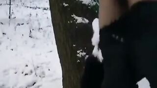 The guy tried to freeze his dick and pussy in time