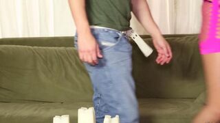 A masseur pushed his cock in the blondie at the massage session