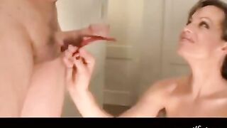 A girl with big tits has an intense experience