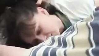 Hot family orgy with stepmom and stepson fucking
