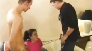 Nanny lost her mind and began to engage in anal with them