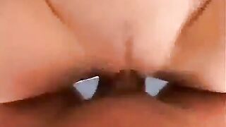 A girl with a sweet pussy ends very loudly