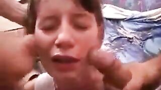 She loves it when her man licks her pussy for hours. Licking her wet and juicy cunt