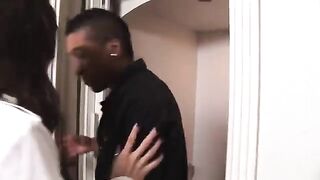 Dark-skinned reporter beds Sasha Gray in a steamy encounter