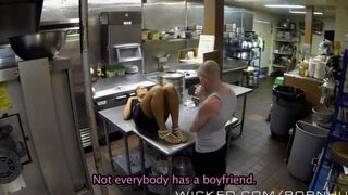 A chick worked hard and really wanted to relax and get fucked