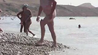 Nudist vacation in Crimea, sunbathing and other fun activities