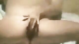 A girl masturbates on the beach and was noticed by a hidden camera