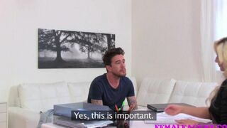 Girl passionately fucked on the couch by a guy