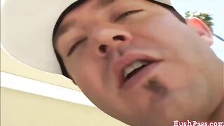 A man fucked his wife’s cunt by a stranger for money in HD
