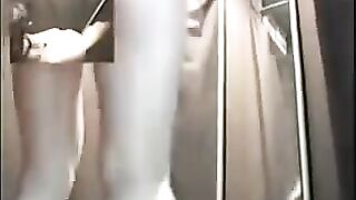 A hidden camera has been installed in the locker room of the underwear store