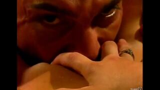 The couple has an amazing and passionate sex on the couch