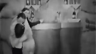 A threesome sex with a girl from the past century