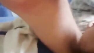A young Russian redhead girl gets fucked at home