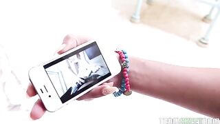 Alaina Kristar got horny while watching adult videos