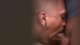 The guys tried to fuck without leaving the public toilet