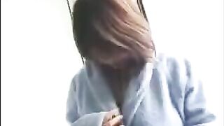 Asian virgin with huge tits gets her pussy pounded hard in this hot video