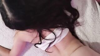 Guy fucks his step sister and cums in her pussy