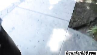 The hot American sweetie Lisa Ann was smashed by a monster BBC