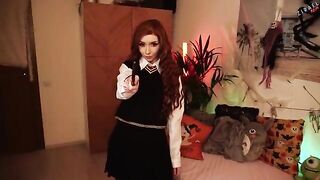 Hermione Granger gets fucked after lessons in this hot HD clip