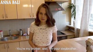 I caught my stepsister posing nude for a camera, and I got involved