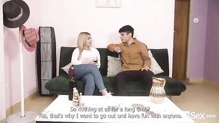 Busty Latina Blanca gets her meaty pussy filled with cum