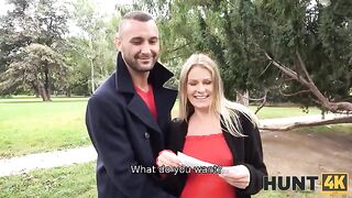 Husband watches how his pregnant wife is getting nailed by stranger