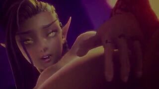 Hot woman Elaisha fucks like a slut in this 4K game