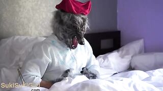 Petite Red gets passionately fucked by the Bad Wolf