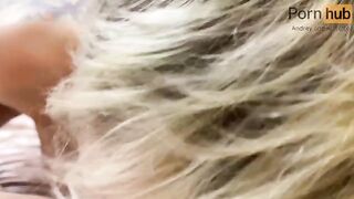 A dirty talk slut gets her asshole gapped and filled with cum