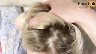Her ass was gapped and stuffed by my dick, and she just moaned pitifully