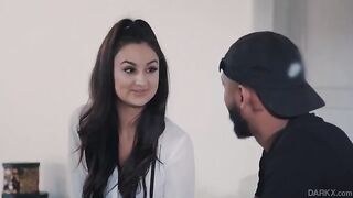A fun schoolgirl scene featuring Eliza Ibarra's petite charm and 18-year-old energy