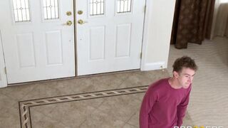 I was not bored, so I met a guy in the bedroom ready for action