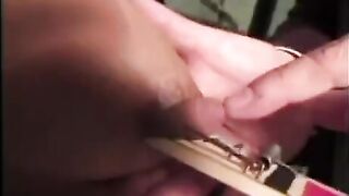 BDSM sex with a girl with big tits and bondage