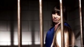 Two lesbian prisoners are fucking in their cell