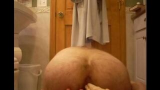 A rubber cock for my ass - homemade sex with intense pleasure