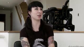 The guy carefully caressed his tongue in her sweet pussy, a passionate act