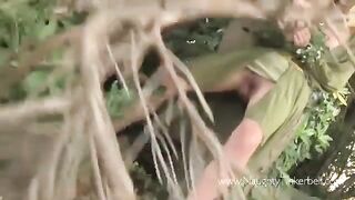 A peasant woman gets fucked by a prince in the woods
