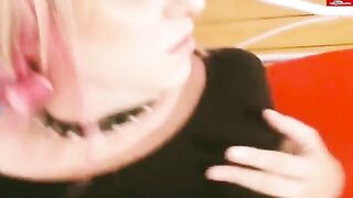 A pregnant blonde is getting fucked by her boyfriend in HD