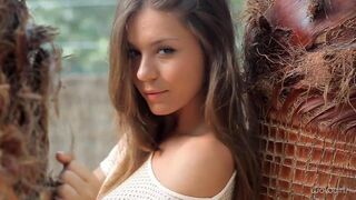 Young Russian babe strips and dances erotic for you