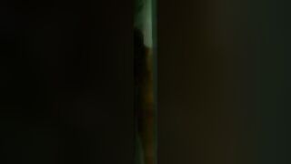 A hidden camera in the shower caught Russian girls undressing