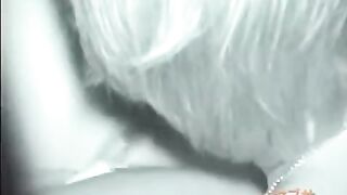 A guy woke up with a dream, licking the pussy of his sleeping sister