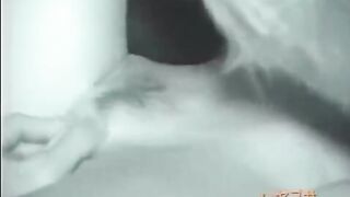 A guy woke up with a dream, licking the pussy of his sleeping sister