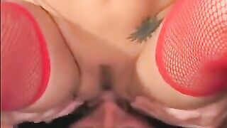 A chick in linen stockings sat on her face and indulged in some intense action